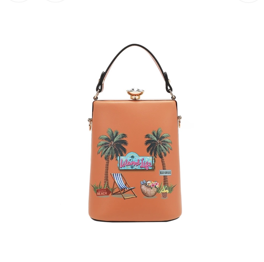Cartera de Mano con Aplicaciones Sun and Sand - Imagen 4