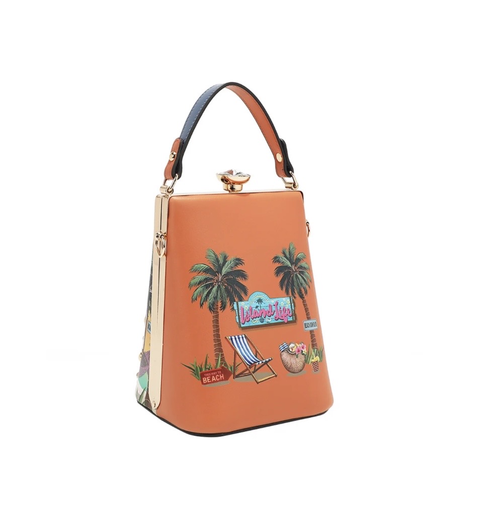 Cartera de Mano con Aplicaciones Sun and Sand - Imagen 5