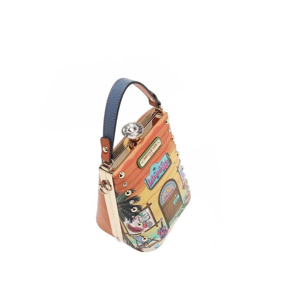 Cartera de Mano con Aplicaciones Sun and Sand - Imagen 8