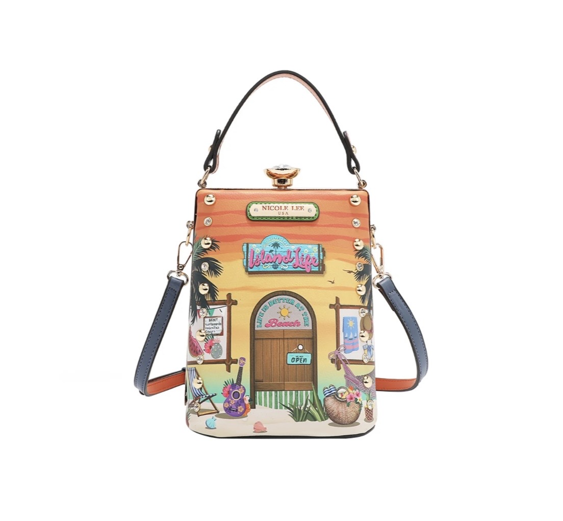 Cartera de Mano con Aplicaciones Sun and Sand - Imagen 9