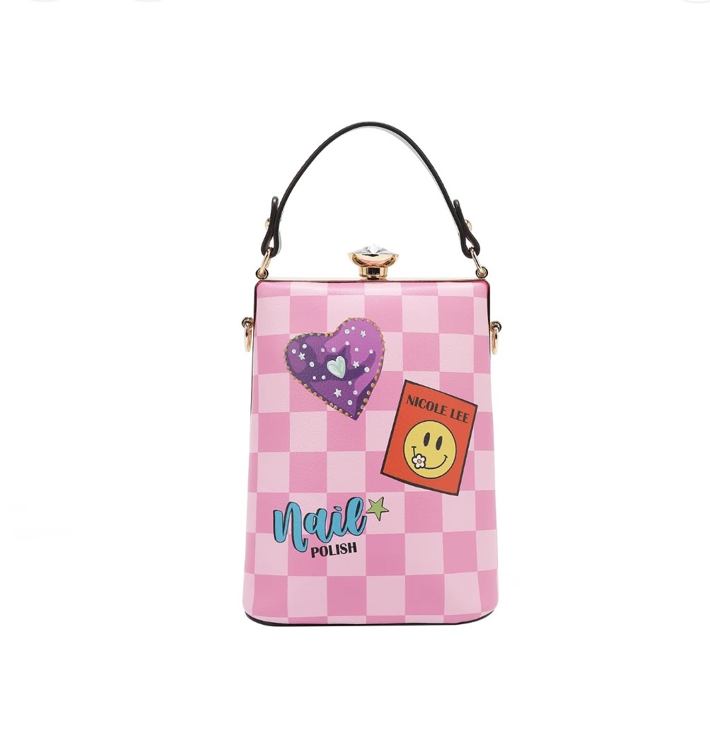 Cartera de Mano con Aplicaciones Nail Polish - Imagen 3