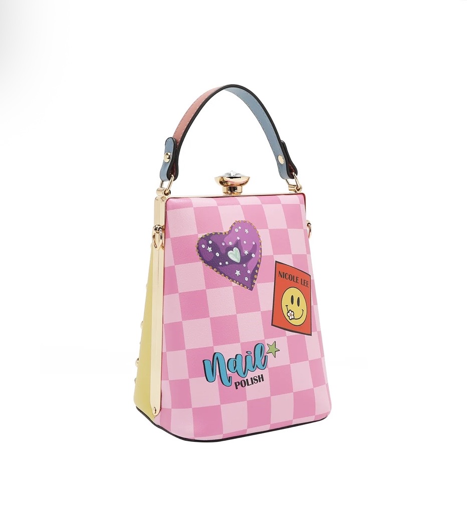 Cartera de Mano con Aplicaciones Nail Polish - Imagen 4
