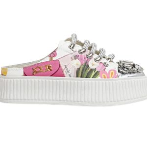 Slippers Plataforma Violet Blossom 38